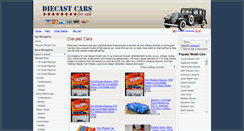 Desktop Screenshot of diecastcarsforsale.com